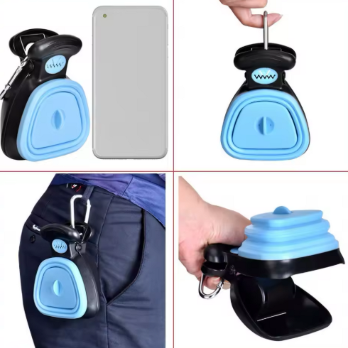 Ramasse-Crottes Portable pour animaux de compagnie - Pratique et Hygiénique